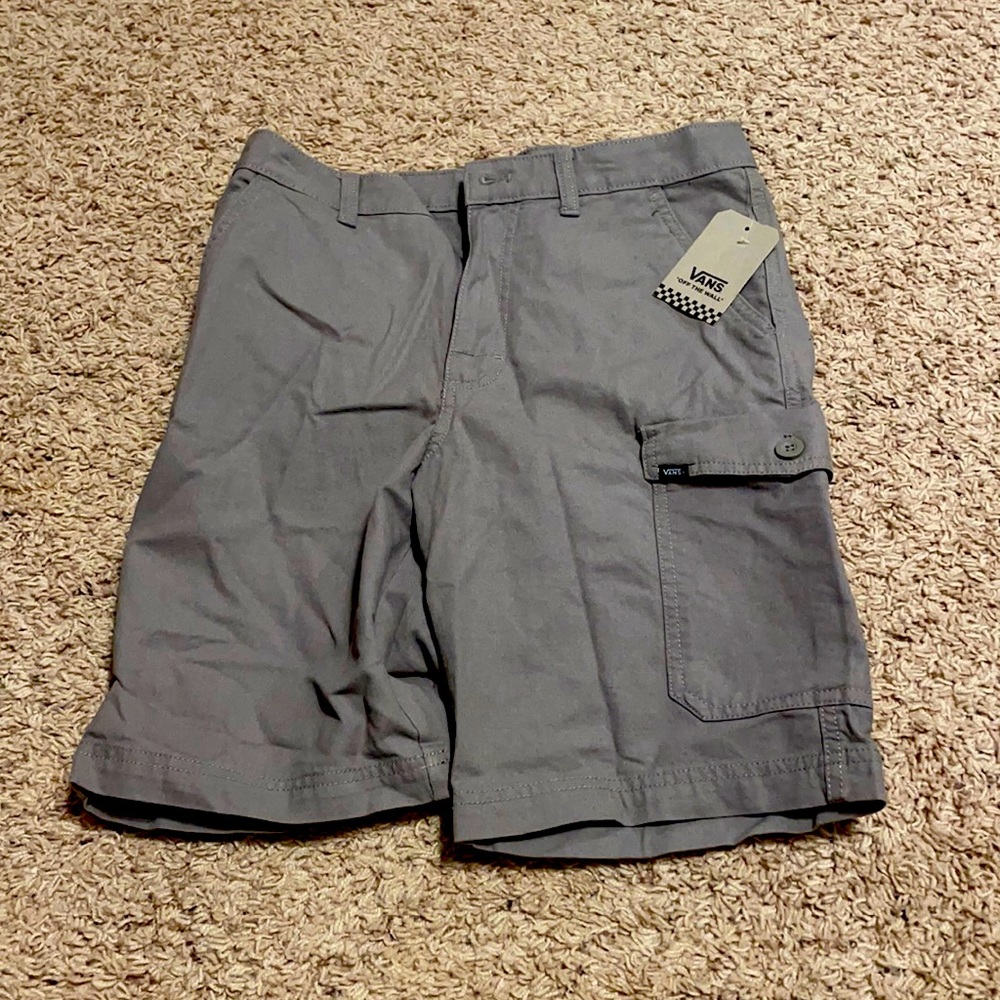 Grey vans shorts